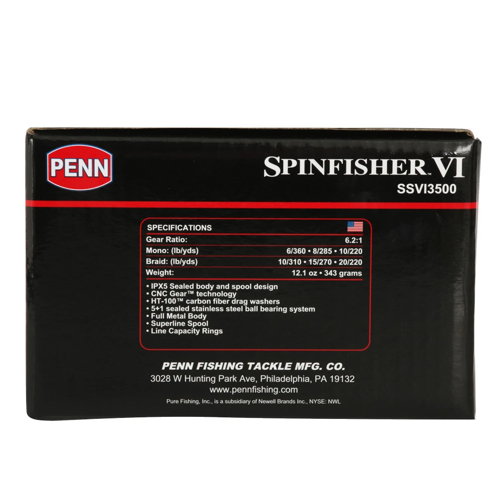 PENN Spinfisher VI 3500 Spinning Reel 4 PENN Spinfisher VI 3500 Spinning Reel - Image 2