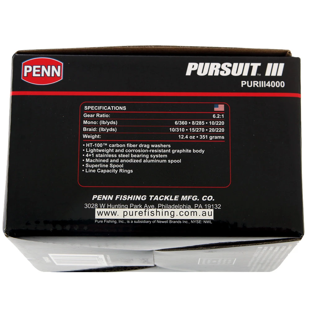 PENN Pursuit III 4000 Spinning Reel 4 PENN Pursuit III 4000 Spinning Reel - Image 2