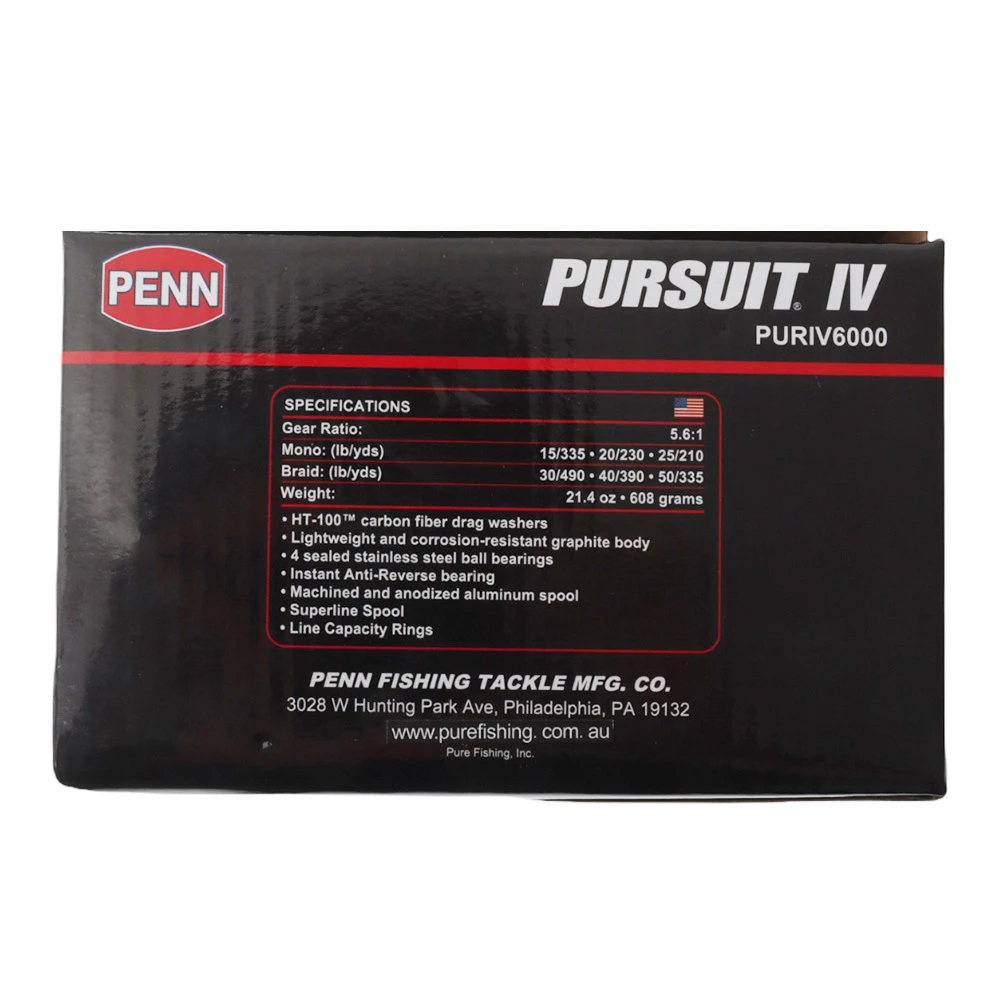 PENN Pursuit IV 6000 Spinning Reel 4 PENN Pursuit IV 6000 Spinning Reel - Image 2
