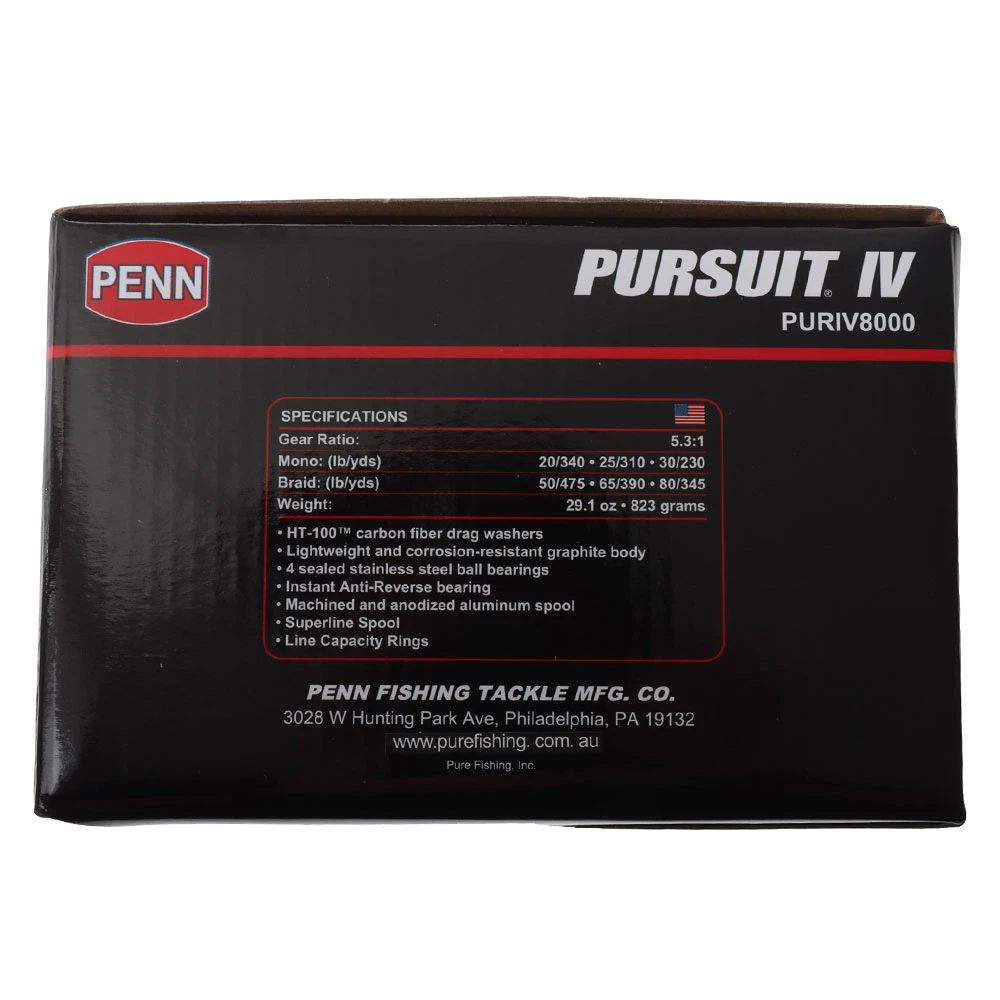 PENN Pursuit IV 8000 Spinning Reel 4 PENN Pursuit IV 8000 Spinning Reel - Image 2
