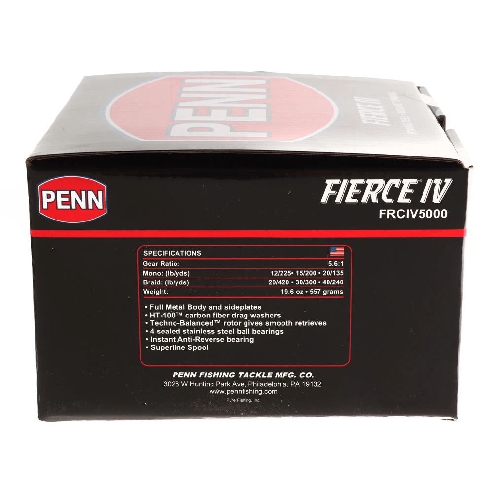 PENN Fierce IV 5000 Spinning Reel 4 PENN Fierce IV 5000 Spinning Reel - Image 2