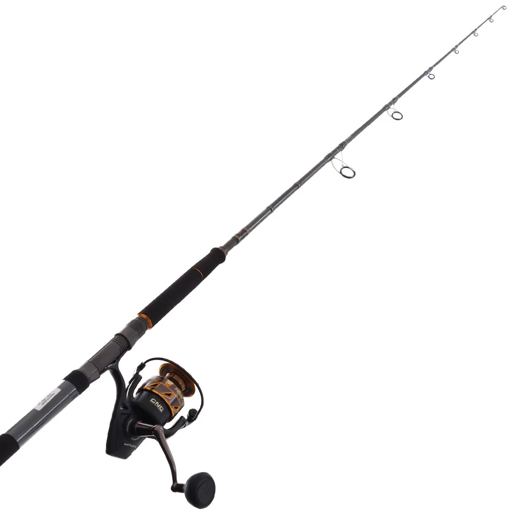 PENN Battle III 6000 Ocean Assassin 742MH Spin Combo 7ft 7in PE4-6 2pc 3 PENN Battle III 6000 Ocean Assassin 742MH Spin Combo 7ft 7in PE4-6 2pc